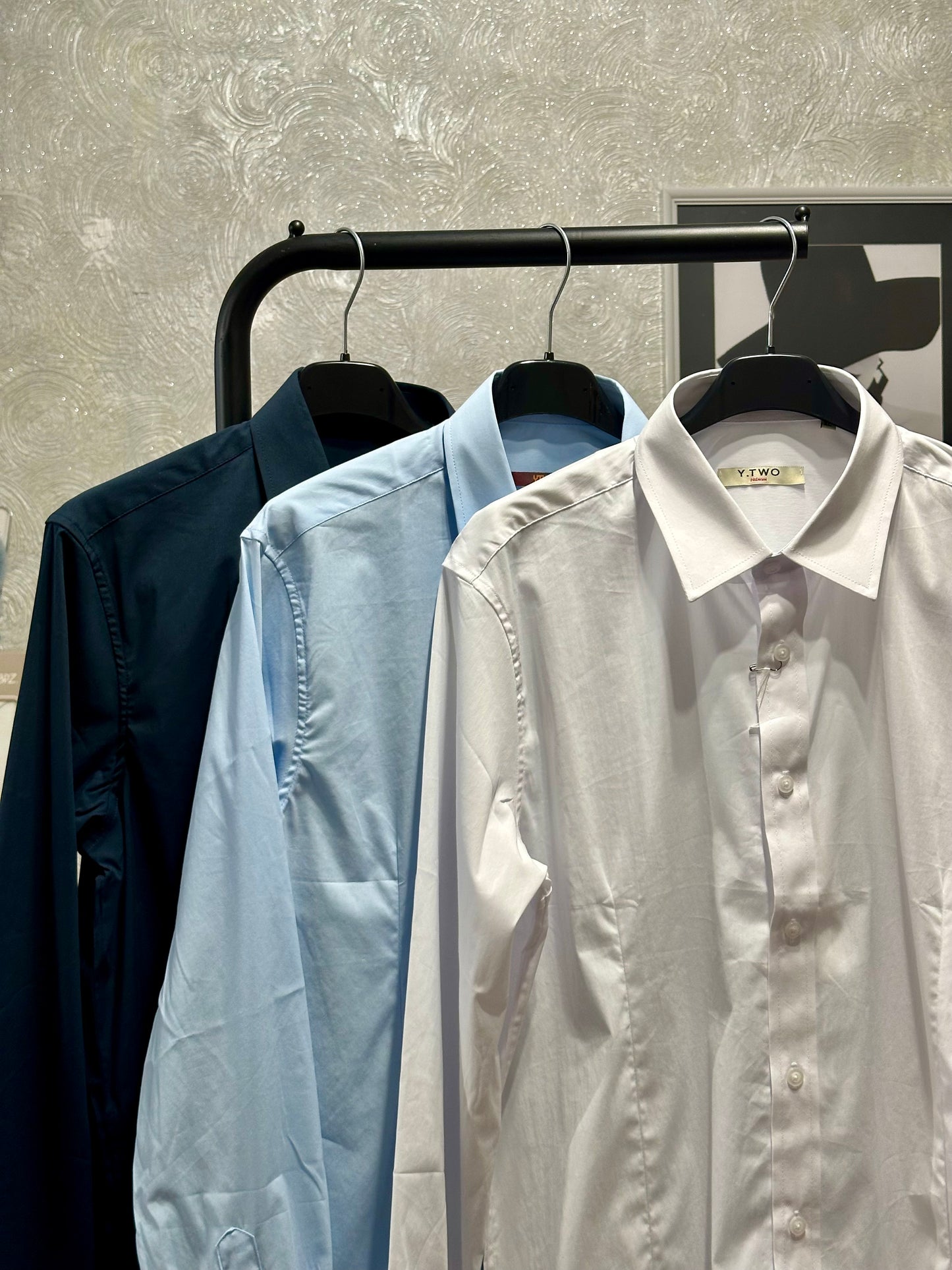 Camicia slim fit elasticizzata