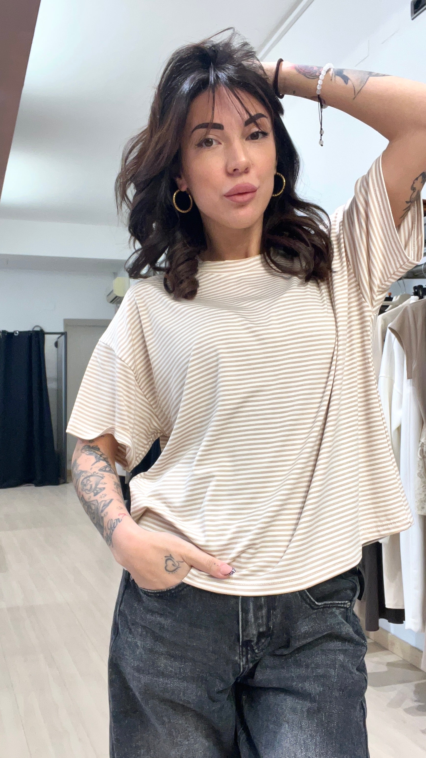 T-shirt rigata haveone