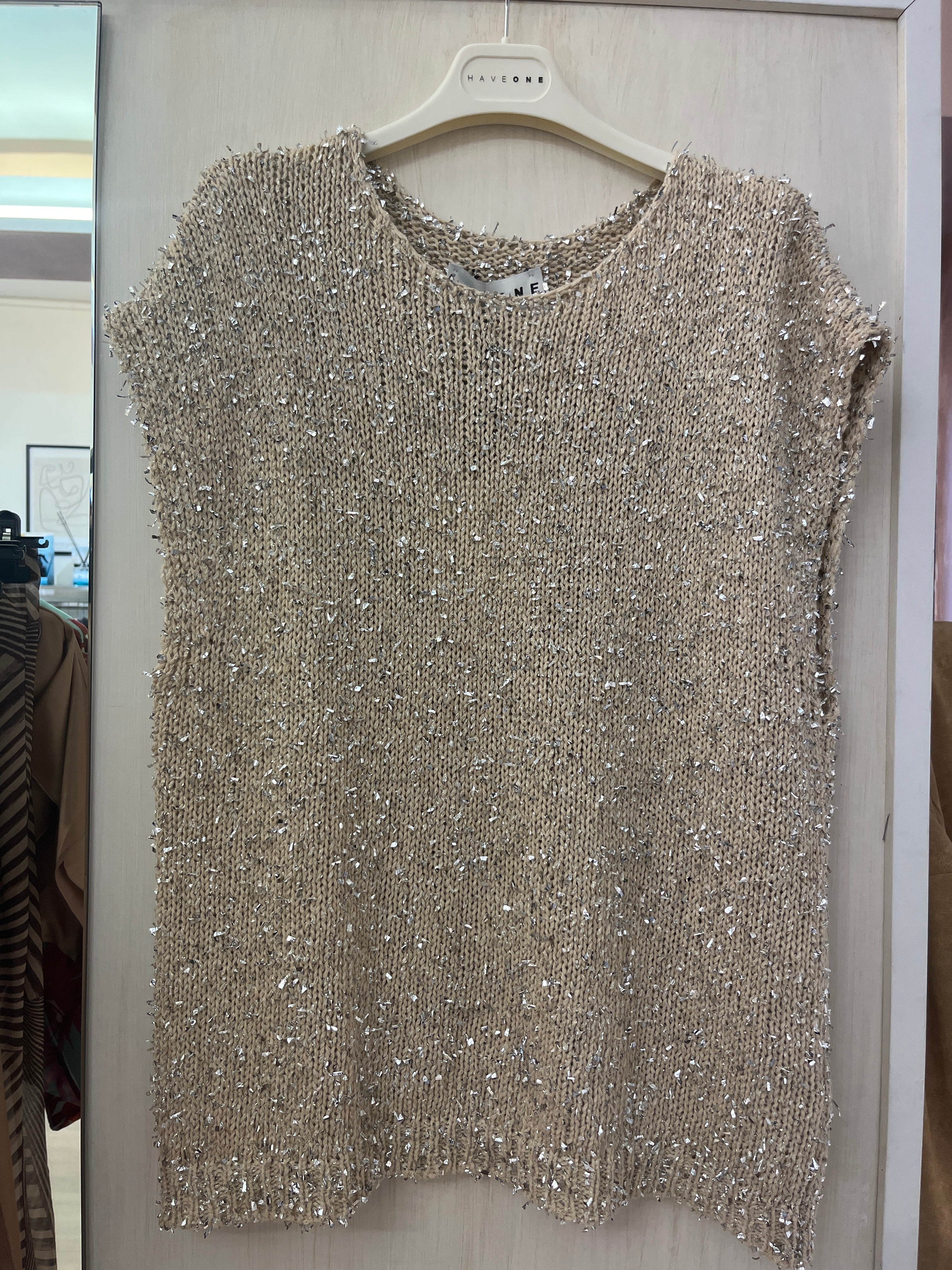 Gilet over lurex haveone